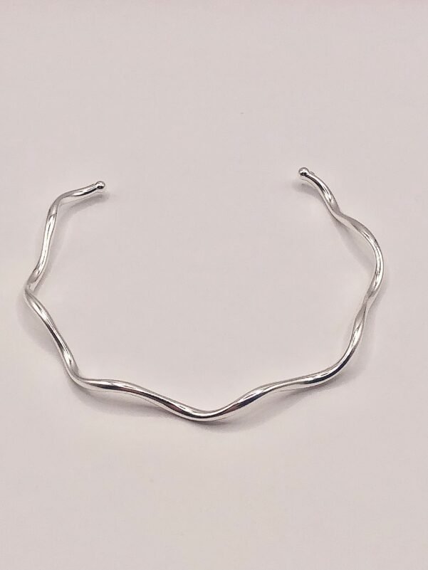 BRACELETE ONDULADO PRATA