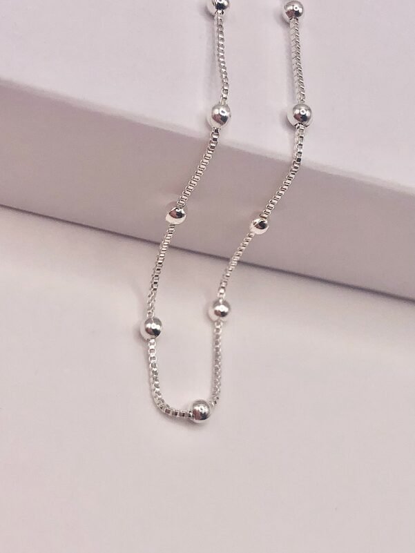PULSEIRA MINI BOLINHAS PRATA