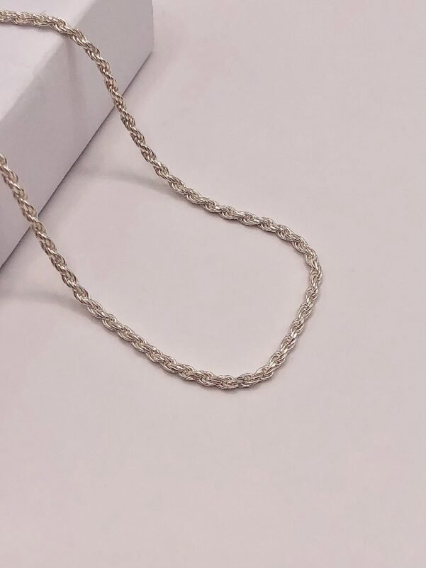 PULSEIRA CORDÃO BAIANO FINO PRATA 925